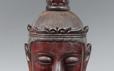 Vintage Korean Carved Bust