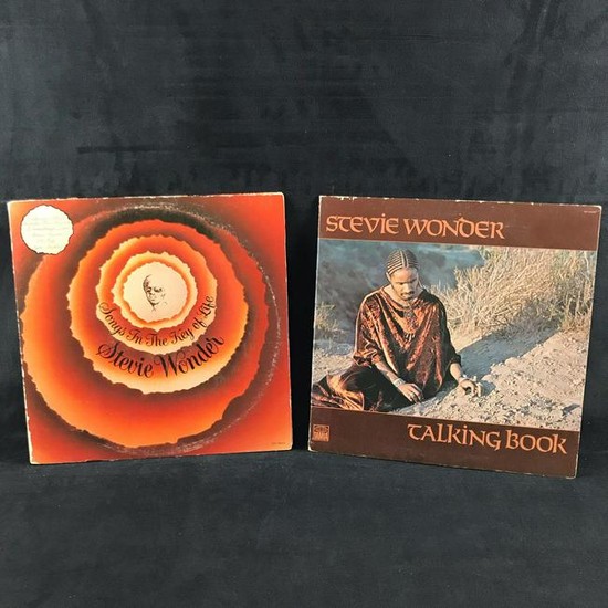 Vintage Stevie Wonder Vinyl Album Collection