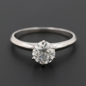 Vintage Tiffany & Co. Platinum 1.14 CT Diamond Ring with GIA Report