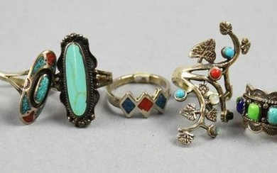 Vintage to Contemporary Sterling Rings, Navajo & More