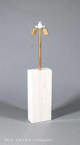Walter von Nessen Marble Table Lamp
