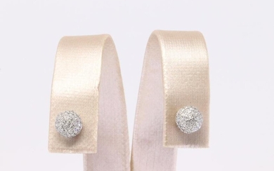 White Gold Diamond Earring.