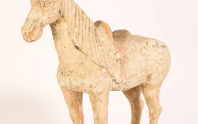 iGavel Auctions: Chinese Painted Pottery Figure of a Horse, Tang Dynasty FR3SHLM