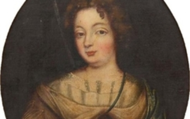 EARLY PORTRAIT PAINTING OF A YOUNG WOMAN