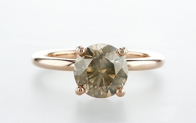 14 kt. Pink gold - Ring - 2.45 ct Diamond - Diamonds