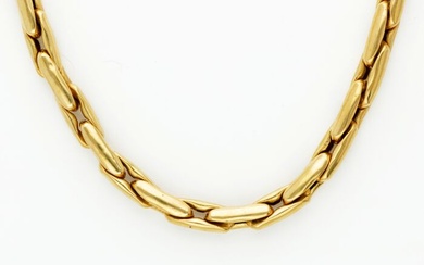 18 kt. Gold - Necklace Sapphire
