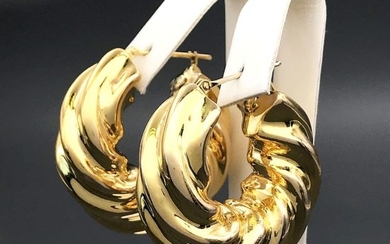18 kt. Yellow gold - Bracelet, Earrings