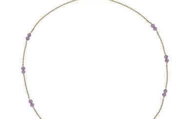 18 kt. Yellow gold - Necklace - 20.00 ct Amethyst