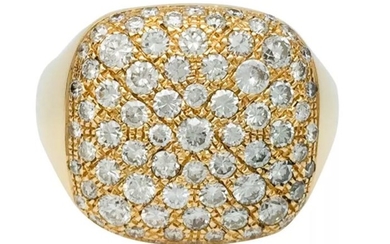 18 kt. Yellow gold - Ring - 2.50 ct Diamond