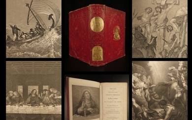 1863 Life of Jesus Christ Fleetwood Bible ART Miracles