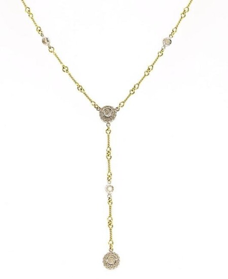 18KY Gold Diamond Necklace