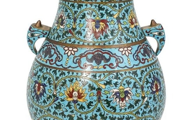 18th Cent. Chinese Cloisonne Ho Vase