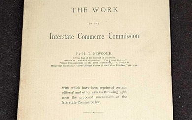 1905 The Work Of The Interstate Commerce Commission