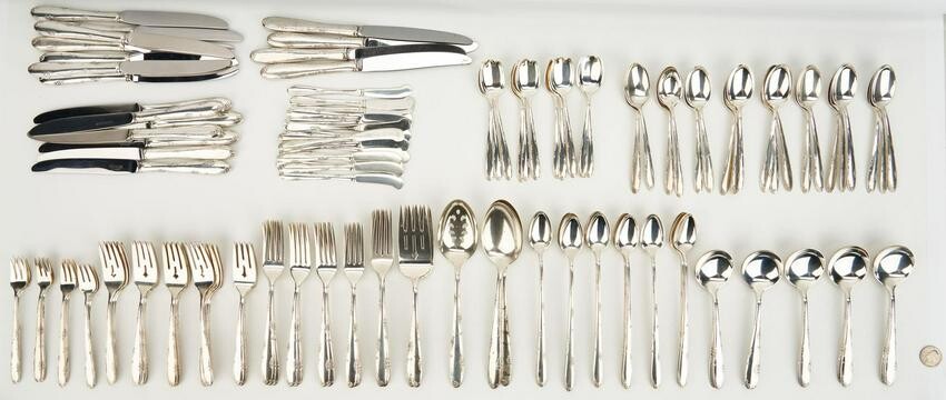 192 Pcs. Towle Madeira Sterling Flatware