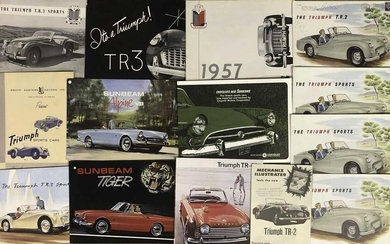 1950’s-1970’sTriumph and Sunbeam brochures