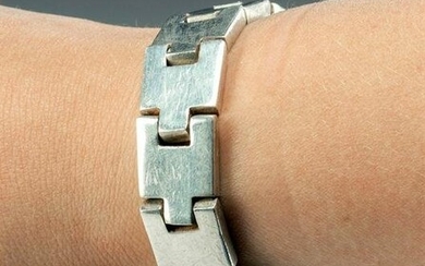 1950s Cisneros / Spratling Silver Buckle Bracelet