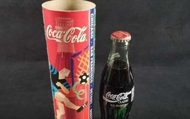 1994 World Cup Coca-Cola Bank Unopened Coke Bottle