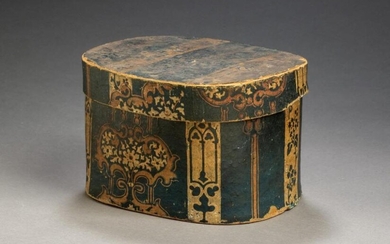 19th C. Pennsylvania Wallpaper Box.