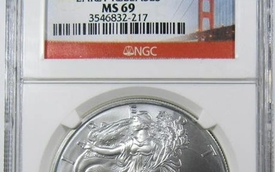 2011-(S) AMERICAN SILVER EAGLE NGC MS-69