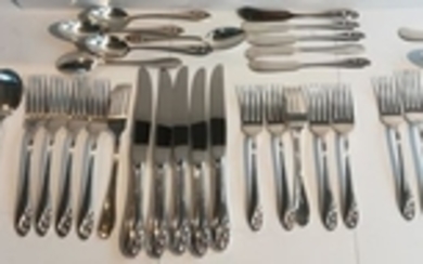 Cutlery Set - Set of 36 - .925 silver - Gorham - U.S. - 1950-1999