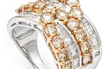 2.50 tcw VS1 - SI1 Diamond Ring - Diamond - White gold - Ring