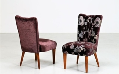 OSVALDO BORSANI Pair of armchairs.