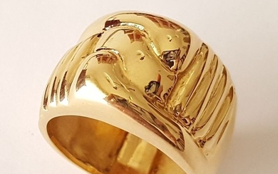 8.76 gr Free resize - 18 kt. Yellow gold - Ring