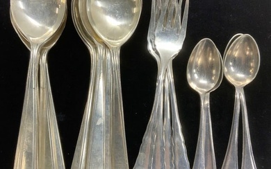 28pc Flatware, Towle STERLING, Silver Pl & More