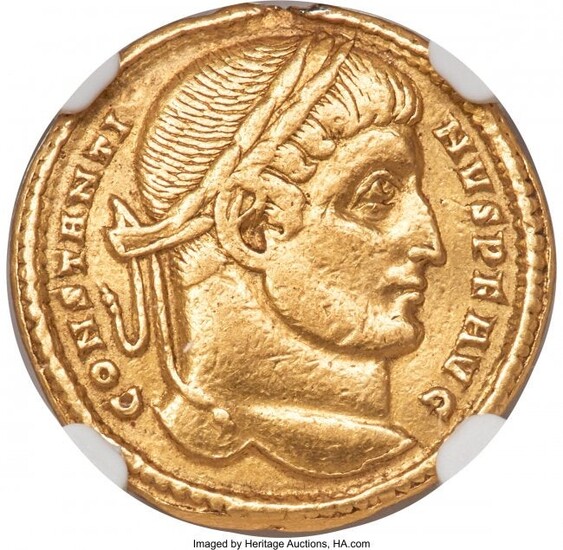 30057: Constantine I the Great (AD 307-337). AV solidus
