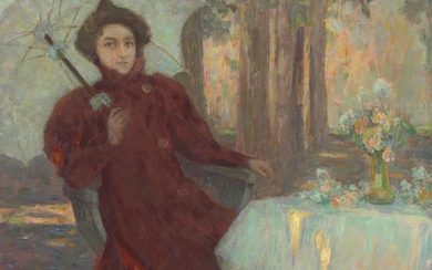 Henri Le Sidaner (1862-1939), Portrait de Madame Hemon