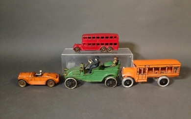 4 Vintage Cast Iron Vehicles, Inc. Dent & Williams