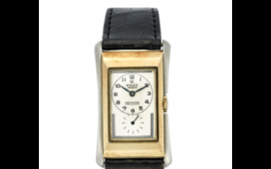 ROLEX PRINCE BRANCARD Gent's 9K gold wristwatch 1930s/1940s Dial,...