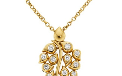 55057: Tamara Comolli Diamond, Multi-Stone, Gold Rever