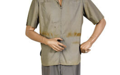 A Forbidden Planet United Planets C-57D crew shirt and trousers with mannequin