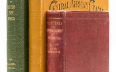 Africa.- Big Game.- Stigand (Capt. C.H.) & D. D. Lyell, Central African Game and its Spoor, first edition, 1906; The Game of British East Africa, first edition, 1909; and another by the same (3)