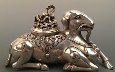 Chinese Silver Plating Censer