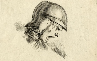 Della Bella, Soldato che grida, 1640