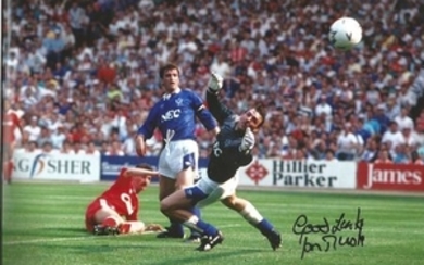 Football Ian Rush 12x8 signed colour photo pictured playing for Liverpool against Everton in the FA cup final. Ian James...