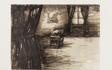 Henry Moore (1898-1986) Figure in a Room (Cramer 451)