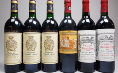 Mixed lot Bordeaux 1988/1993/1994