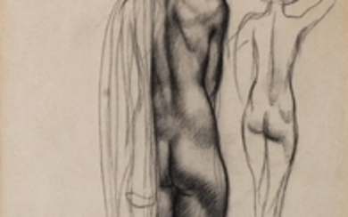 Romano Dazzi (Roma 1905 - Firenze 1976) STUDY OF FEMALE NUDES