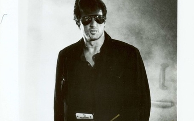 STALLONE & ROURKE: Sylvester Stallone (1946- ) American Actor. Signed 8 x 10 photograph of Stallone,...