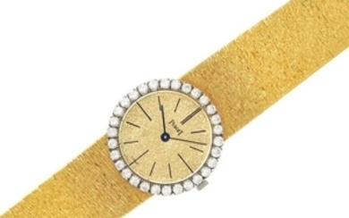 Two-Color Gold and Diamond Wristwatch, Piaget