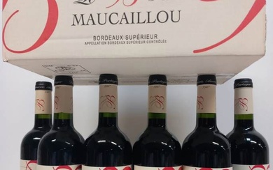6 bouteilles de Maucaillou 2017 Issu des... - Lot 57 - Enchères Maisons-Laffitte