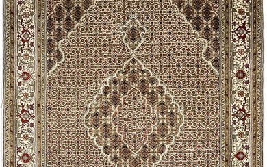 6 x 8 Tabriz Mahi Wool & Silk Traditional Rug