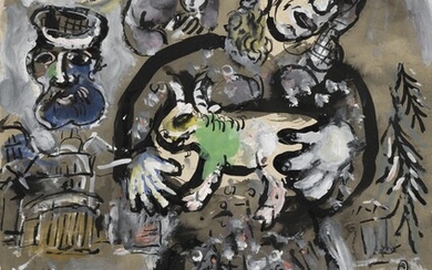 LES PAYSANS, Marc Chagall