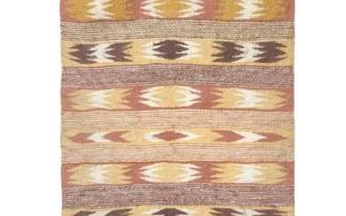 Navajo Sample Weaving length 13 1/4 x width 9 inches