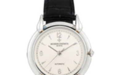 Vacheron Constantin. A Fine Platinum Limited Edition Centre Seconds Wristwatch