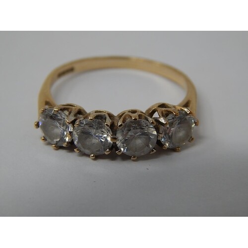 9ct Yellow Gold Ring: Size Q