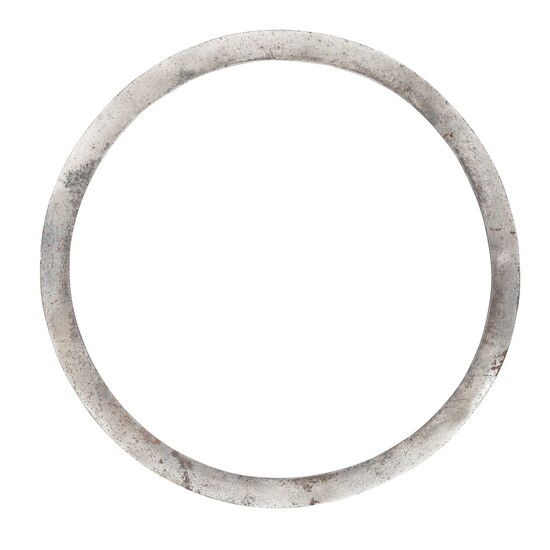 Ⓐ AN INDIAN THROWING RING (CHAKRAM) AND OTHER ITEMS, 19TH CENTURY